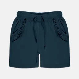 Kiddopanti Kids Navy Solid Shorts-picture-43