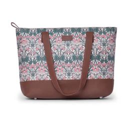 ZOUK Hooghly Nouveau Multicolor Printed Tote Handbag-image-0