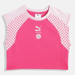 Puma Girls X MIRACULOUS SL Youth Polka Dot Print Pure Cotton T-shirt-image-30