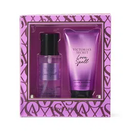 Victoria's Secret Love Spell Set Of 2 Fragrance Mist & Lotion Gift Set - 75 ml Each-46