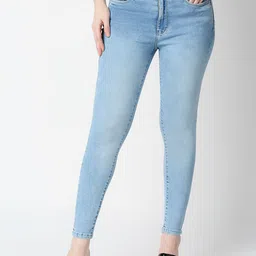 Kraus Jeans Women Skinny Fit High-Rise Light Fade Jeans-picture-32