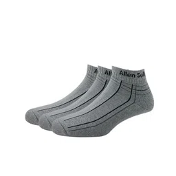 Allen Solly Men Pack Of 3 Patterned Ankle-Length Socks-0