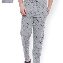 VIMAL Pack of 2 Grey Melange Lounge Pants D1PR1M_D5M_02-14