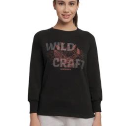 Wildcraft Black Printed Pullover-image-49
