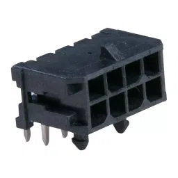 MOLEX Pin Headers CONNECTOR, HEADER, 8POS, 2ROW, 3MM 43045-0802-0