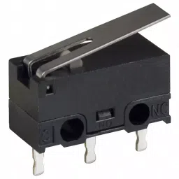 Omron D2F Ultra Subminiature IP40 Through Hole 1000000 Cycles PC Pin Black, D2F-L-28