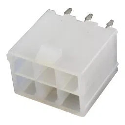 MOLEX Pin Headers CONN, HDR, 6POS, 2ROW, 4.2MM 39-28-1063 (Pack of 5)-38