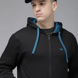 Wildcraft Solid Hooded Sweatshirt-image-49