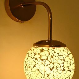1ST TIME Green Textured Glass Spherical Shaped Wall Lamp-picture-14