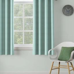 DDECOR Live Beautiful Green Polyester 5 ft Window Curtain-2