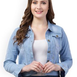 Funday Fashion Women Washed Cotton Jacket-31