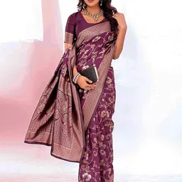 Moda Rapido Woven Design Zari Banarasi Saree-picture-47