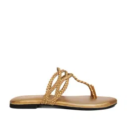 Aurelia Women's Gold Toe Ring Sandals-image-58