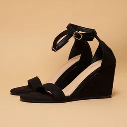 ERIDANI Women Wedge Sandals with Buckles-picture-56