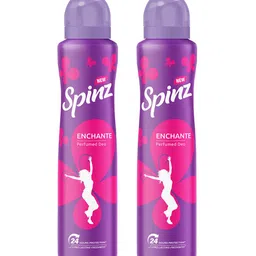 Spinz Set Of 2 Enchante Perfumed Deodorant- 200ml Each image 1