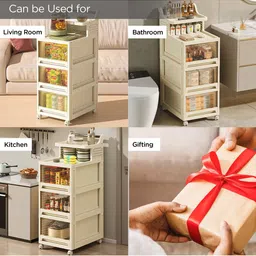 UMAI White Set of 1 Regular Multi-Utility Organisers image 4