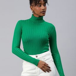 London Rag Turtle Neck Ribbed Pullover-image-58
