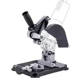 FLAMINGO ENTERPRISE Angle Grinder Stand Iron & Plastic Black & Silver 0° to 45° for 100 & 125 mm Wheel Size, FM-25-image-83