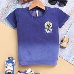 Toonyport Boys Typography Printed Round Neck Cotton T-shirt-picture-14