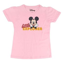 Disney by Wear Your Mind Pink Mickey Mouse Printed Top-image-49