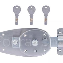 Foora Ht 6 Turn/Chal 11 Pin Brass Cylinder Polished Inter Door Lock with 3 Hi-Tech Keys (Silver)-picture-36