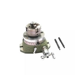 A.D INTERNATIONAL Watchmaker's Rotary Table Diameter 2.75 inch (72 mm) and 2 Slot Base With 50 mm 4 Jaw Self Centering Chuck and Backplate, OP-KDNM-3NBY-image-83