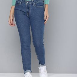Levis Women 711 Skinny Fit Light Fade Stretchable Jeans-image-66