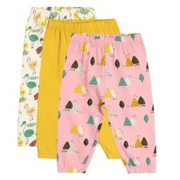MINIKLUB Kids Multicolor Printed Leggings (Pack Of 3)-image-29
