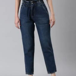 SHOWOFF Blue Denim Regular Fit Mid Rise Jeans-picture-25