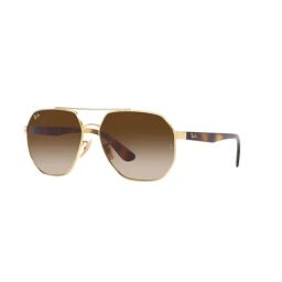 Ray-Ban Brown Irregular Unisex Sunglasses-image-35