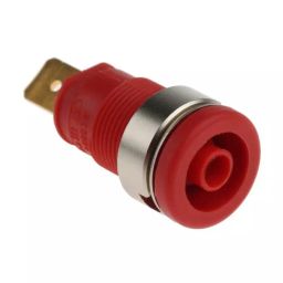 HIRSCHMANN TEST AND MEASUREMENT Banana Socket Red Female 4 mm Connector Tab Termination 32A 1000V AC/DC Gold Plating, 972356101 (Pack of 500)-image-95