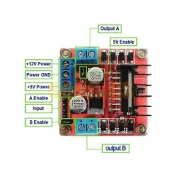 TECHDELIVERS L298n Motor Driver Module for Arduino Raspberry Pi Electronics DIY Projects image 3