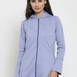 Belle Fille Women Blue Solid Tailored Jacket-picture-51