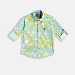 Monte Carlo Boys Abstract Printed Casual Smart Fit Shirt-image-67