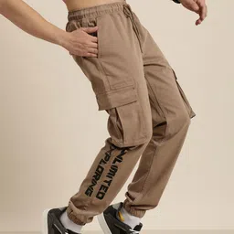 Moda Rapido Men Printed Cargos Trousers-image-95