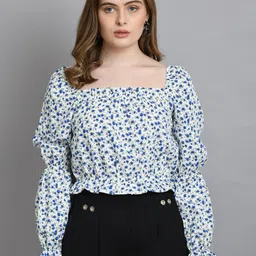PRETTY LOVING THING  Floral Print Top-image-53