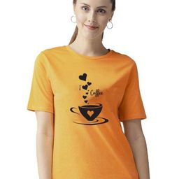 Moda Rapido Women Typography Printed Round Neck Cotton T-shirt-picture-27