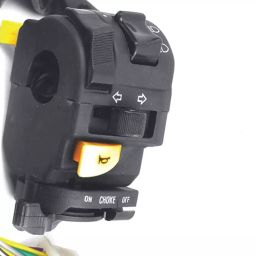 Uno Minda Handle Bar Switch - Left Side - With Wire, 1 Coupler, Kick Start for TVS Victor (SW-0657B) image 3