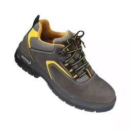 Mallcom Steel Toe Safety Shoes Low Ankle PU Sole Brown Leather Size UK 9, Guina S1NB-image-52