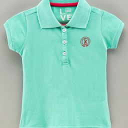 GRO Half Sleeves Solid Top - Green-image-70