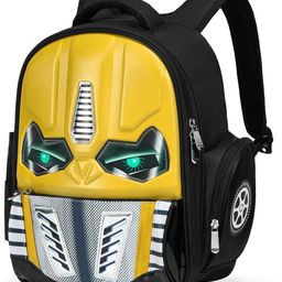 Happy Hues Kids 3D School Backpack with Luminous Eyes- Schoolbag Waterproof Lightweight Backpack for Kids - 17 Inch-image-35