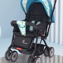 R for Rabbit Lollipop Lite Stroller Cum Pram - Blue-picture-6