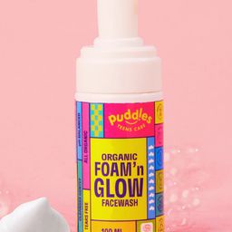 Puddles Teens Care Organic Foam n Glow Facewash 11+ yrs - Cosmos Organic Certified, Centella, Rose Geranium Oil - 100 ml-image-32