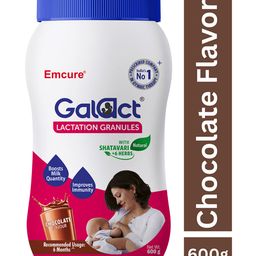 Galact Granules Lactation Supplement With Shatavari In Chocolate Flavour - 600 g-image-17