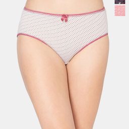 DressBerry Pack Of 3 Women Printed Cotton Mid-Rise Hipster Briefs-image-62