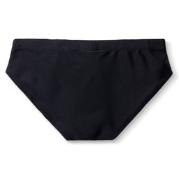 LOBSTER  V Cut  Swimsuit with Geometric & Text Print -  Black image 2