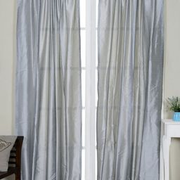 Aura Grey Set of 2 Sheer Door Curtain-picture-52