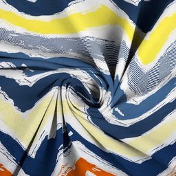 Filymore Zig-Zag Printed Single Bedsheet With 1 Pillow Cover image 4