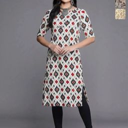 Anouk Rustic Selection Of 3 Printed Straight Kurtas-image-58