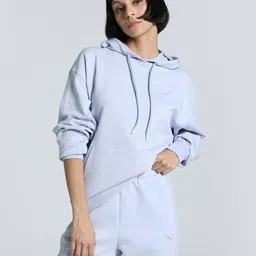 Puma Women Her Cotton Relaxed Fit Hoodie-image-21